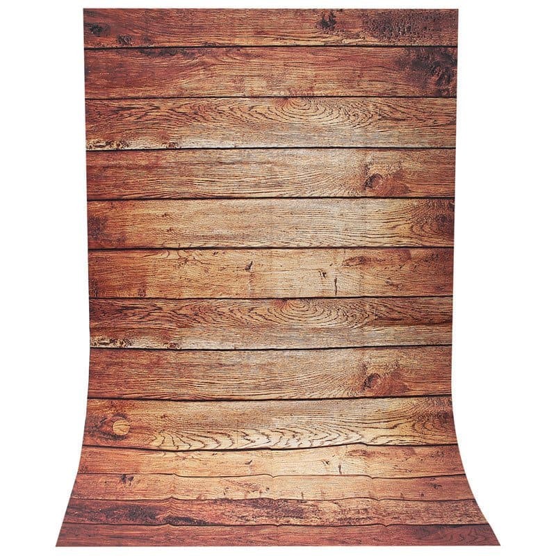 Backdrop Studio Fotografi Unik 90 x 150 CM Model Wood - Brown