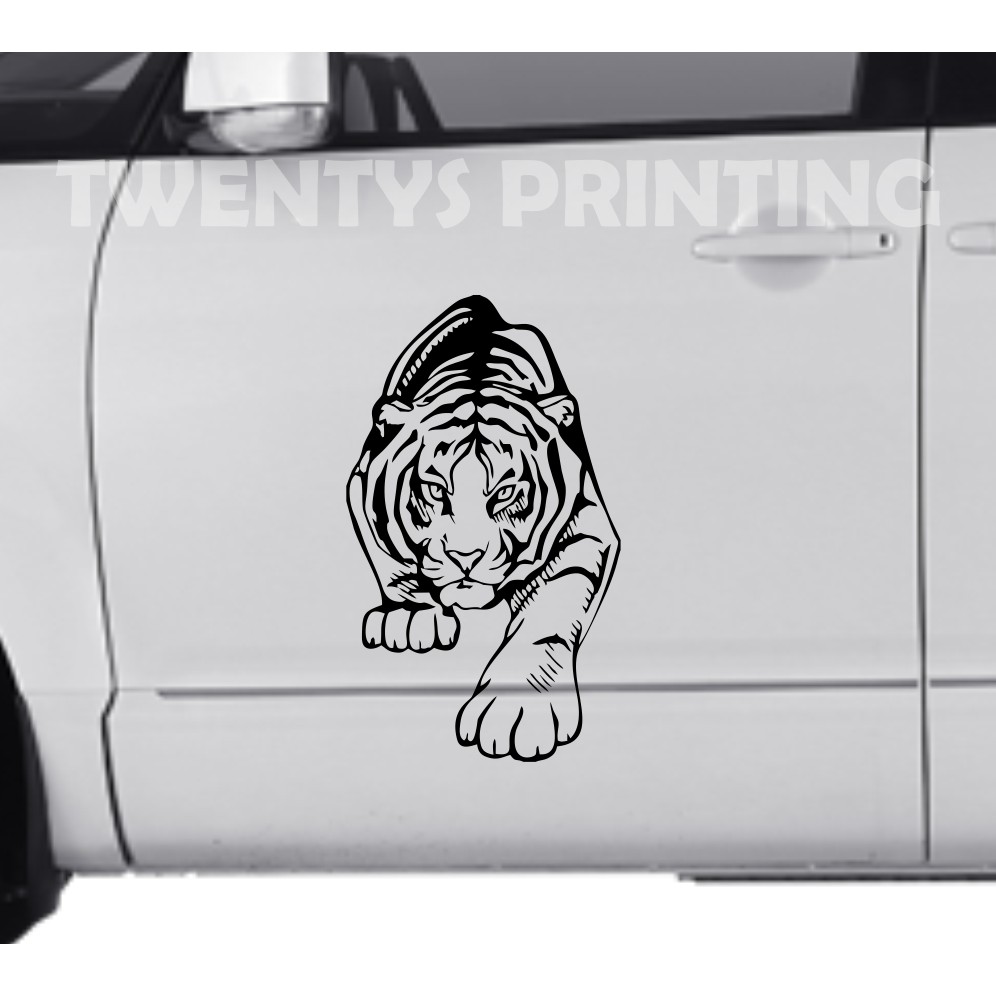 STIKER MACAN SIAGA STIKER BODY MOBIL CUTTING STICKER