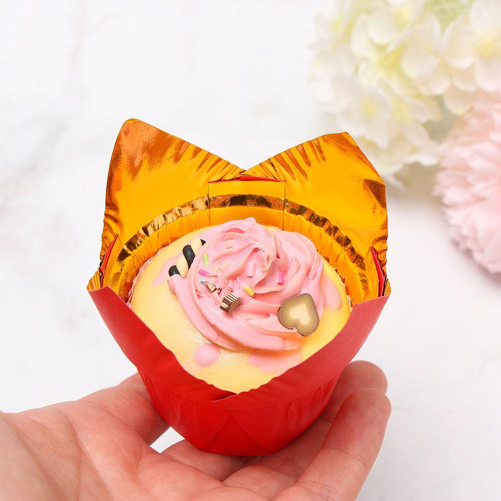 TOP 50pcs Cake Muffin Cups Home &amp; Kitchen Cake Tray Alat Kue Kering Cupcake Liners