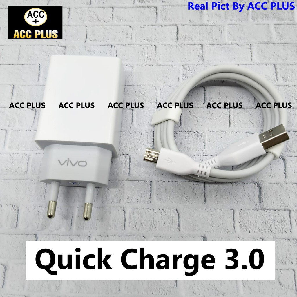 Charger Vivo V5 V11 V9 V10 V7 Y91 Y81 Qualcomm 3.0 Quick Charge Micro USB