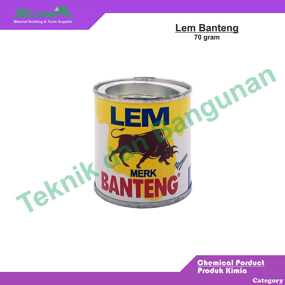 

Lem Banteng Kuning Kaleng 70 Gram