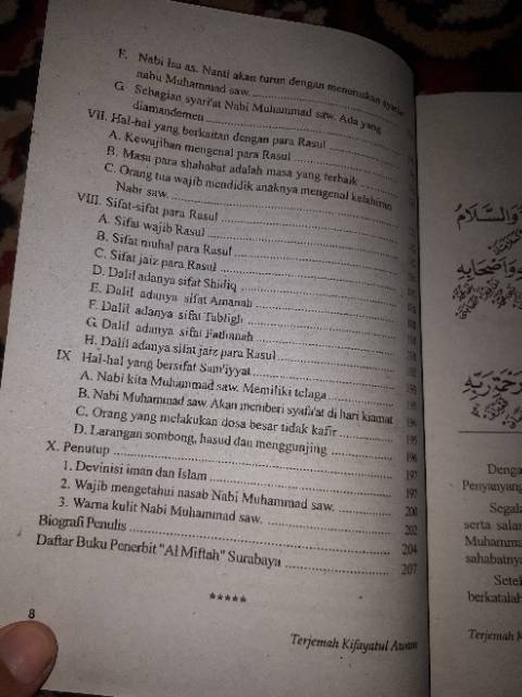 Kifayatul awam makna pegon dan terjemah indonesia