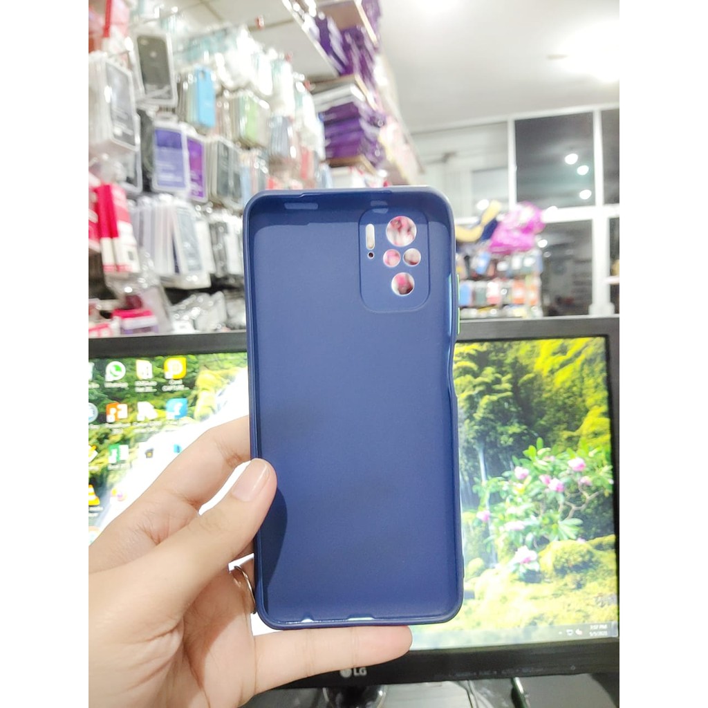 SMPC TPU Candy Redmi Note 10 6.43 inchi SoftCase Macaron Protection Camera Tombol Warna