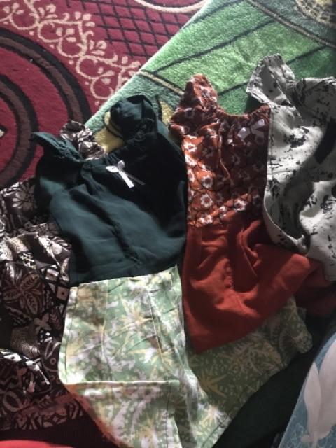 Baju Harian Anak / Dress Batik Anak / Baju Tidur Anak 6 Bln - 2th