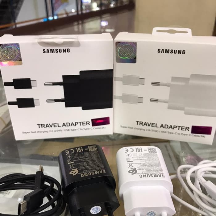 Charger Original Samsung Note 10 10+ 20 20 Ultra , A70 A80 , S20 S20+ S20 Ultra  25W Casan Original