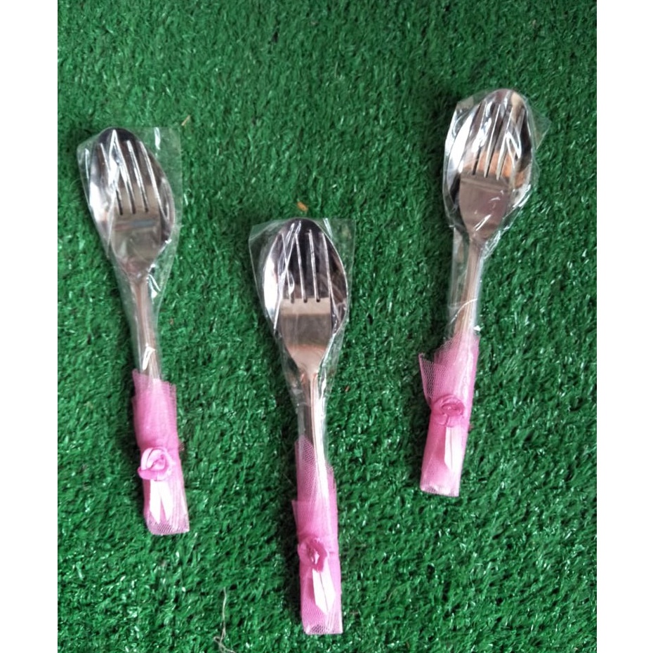 Souvenir sendok garpu stainless/ sendok garpu murah / sendok stainless