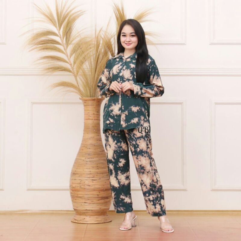 Set Tie Dye | Stelan Viona | Stelan Wanita | Stelan Renda | One Set Terbaru