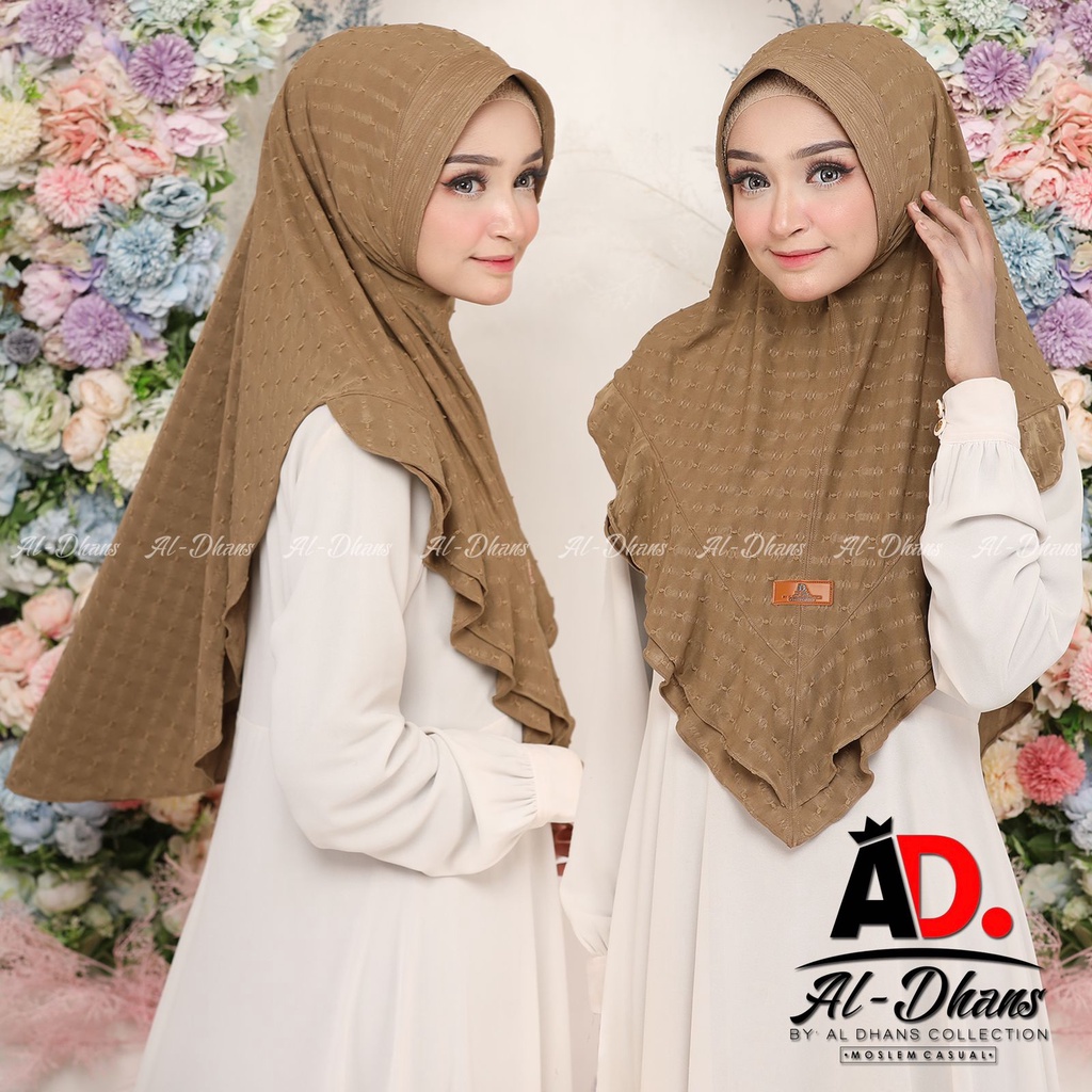 Al-dhans Jilbab Instan Shafiya Jersey Amanda