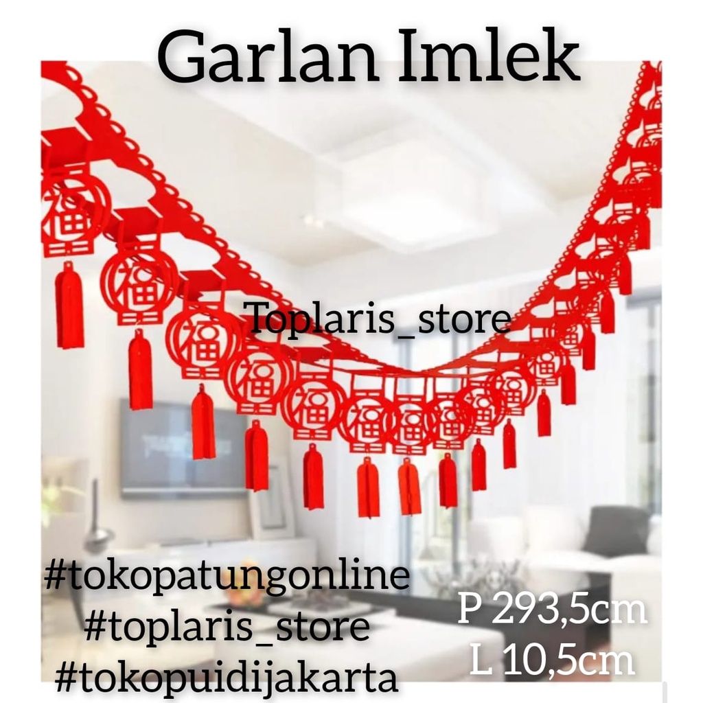 Garlan Hiasan Imlek Hoki New 022