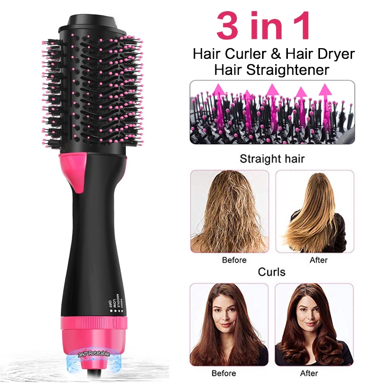 Origional 4 In1 Hair Curler Pengeriting Rambut  Women Hair Dryer and Styler Straight