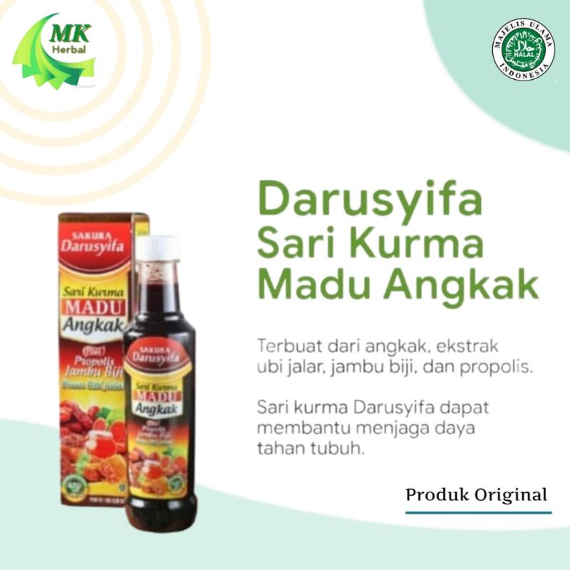 

Darusyifa Sari Kurma Madu Angkak 470gr