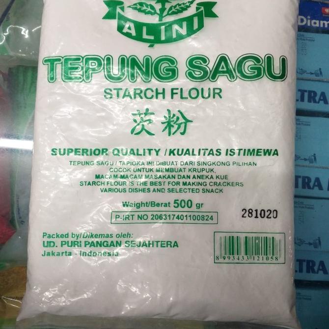 

ALINI TEPUNG SAGU 500GR gluten free EXPORT QUALITY