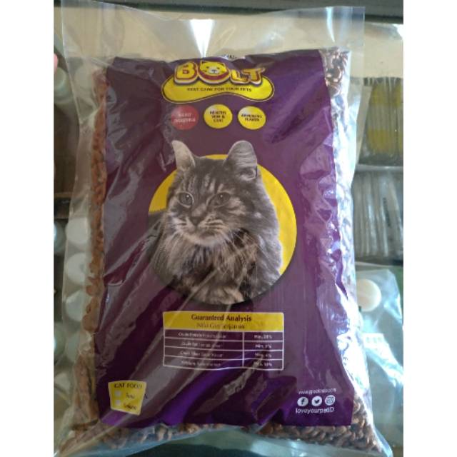 BOLT PAKAN KUCING  / BOLT CAT FOOD RASA TUNA