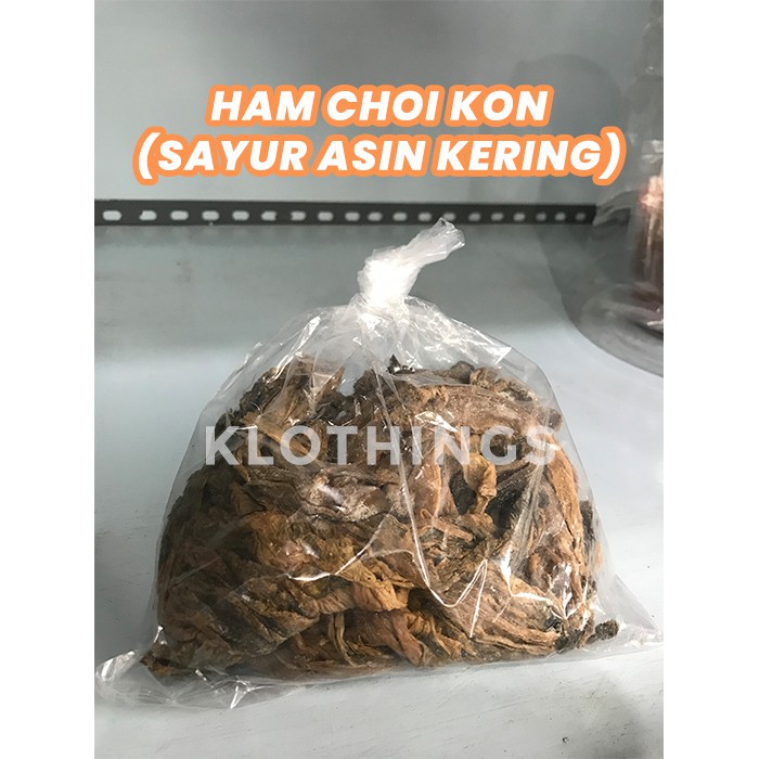 

Ham Choi Kon / Moichoi / Sayur Sawi Asin Kering 250gr / Hamchoikon / Hamcoi / ChoiKon