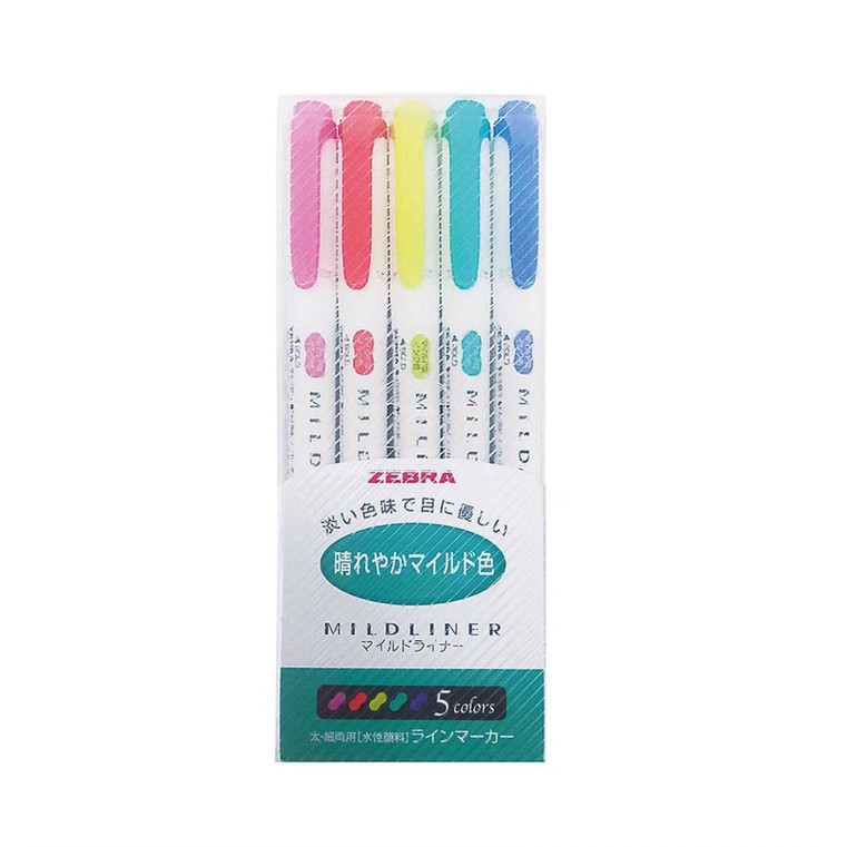 

Stabilo Pulpen - Stabilo Warna Warni - Highlighter Zebra Mildliner / Mild Liner / Midliner Set Tosca
