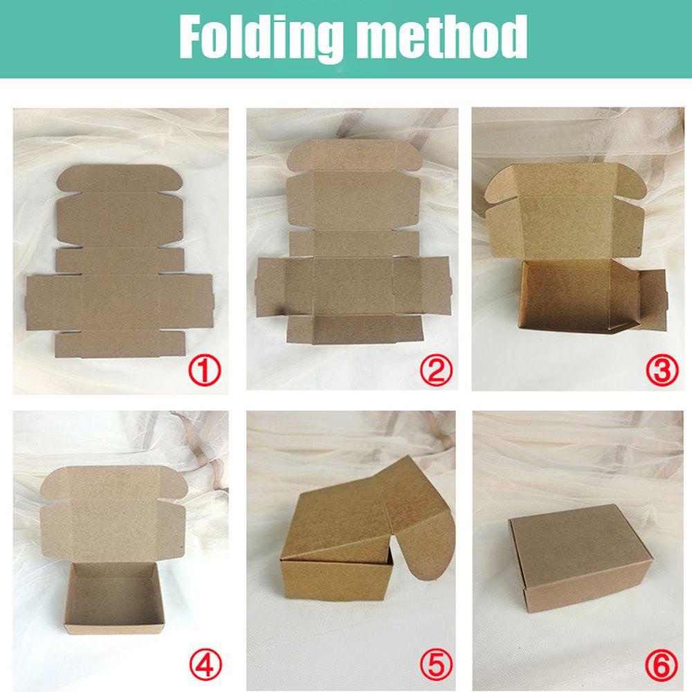 Nickolas1 Kraft Paper Box Mini 10pcs/lot Kemasan Pernikahan Permen Kotak Hadiah Perhiasan