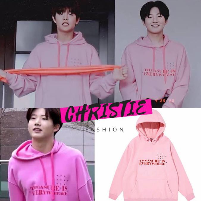 

Produk Terbaru Cod Hoodie Kpop Treasure Map Treasure Is Everywhere Pink Version - Putih, M
