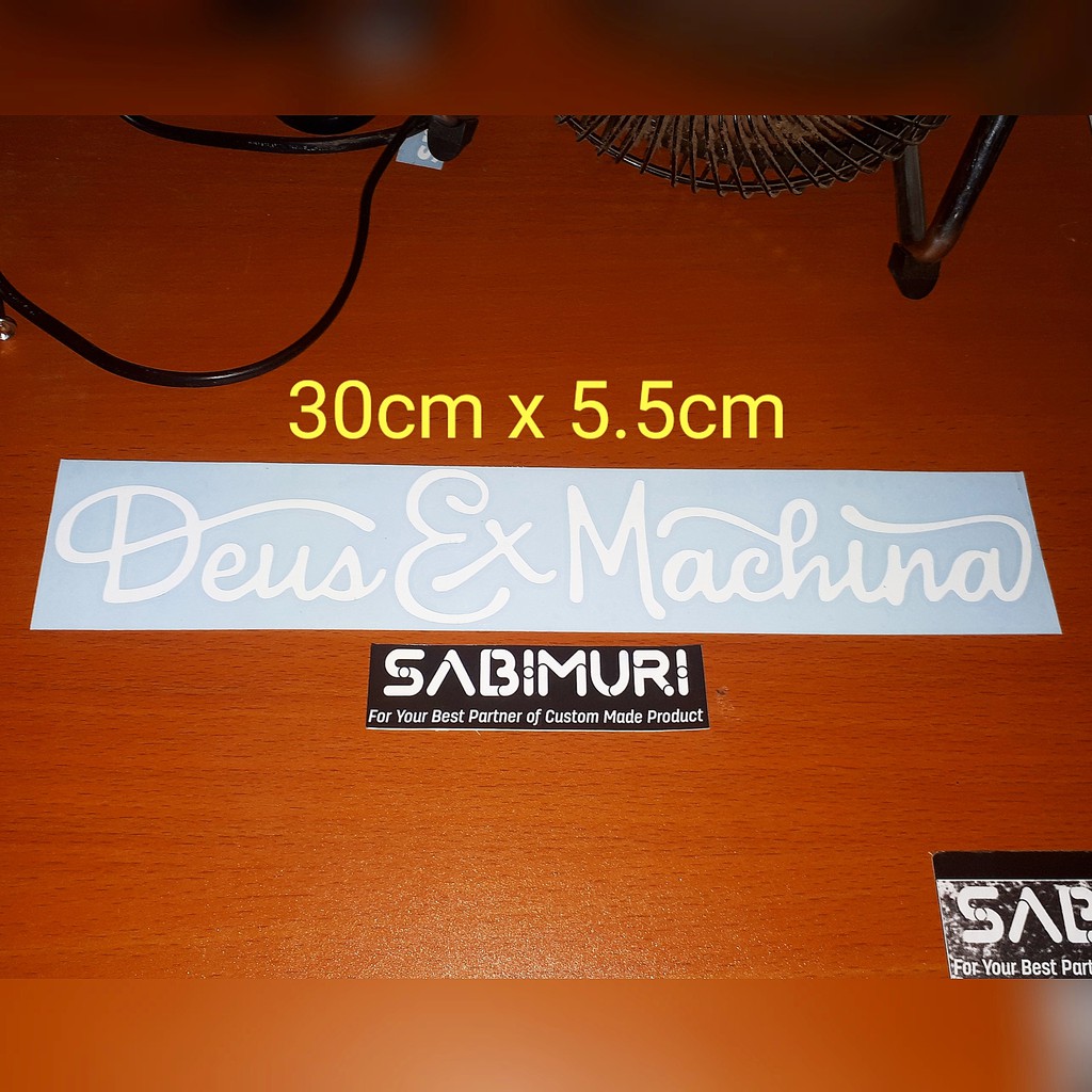 

Cutting Sticker Stiker Deus Ex Machina Memanjang