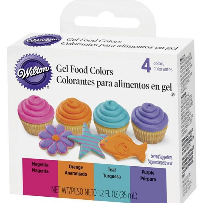 

Wilton Neon Gel Icing Color Set-4