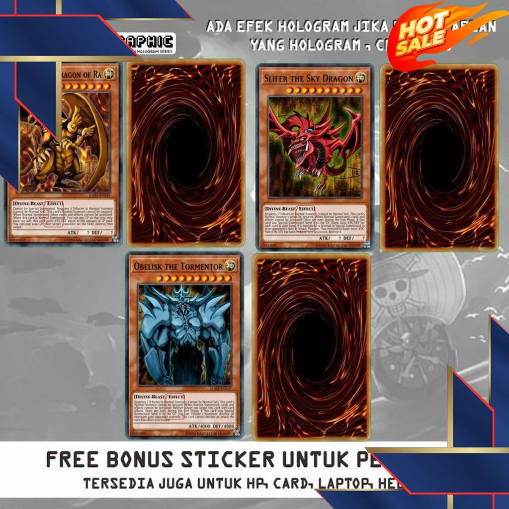

PROMO Sticker Skin Card ATM Emoney Flazz YuGi Oh card 2 Sisi kartu