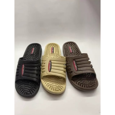 Sandal casual Karet / Sendal Refleksi / Sandal kesehatan / Sendal rematik / sandal duri selop rumah harian Cowok / Pria Dewasa Jumbo Murah Terbaru Import Quality Awet Nyaman empuk original merk Yumeida s2