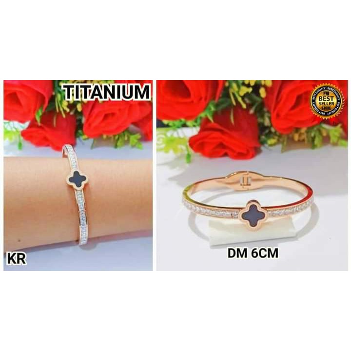 Gelang Bangkok Dewasa TITANIUM Rosegold Perhiasan Wanita Limited edition (COD)