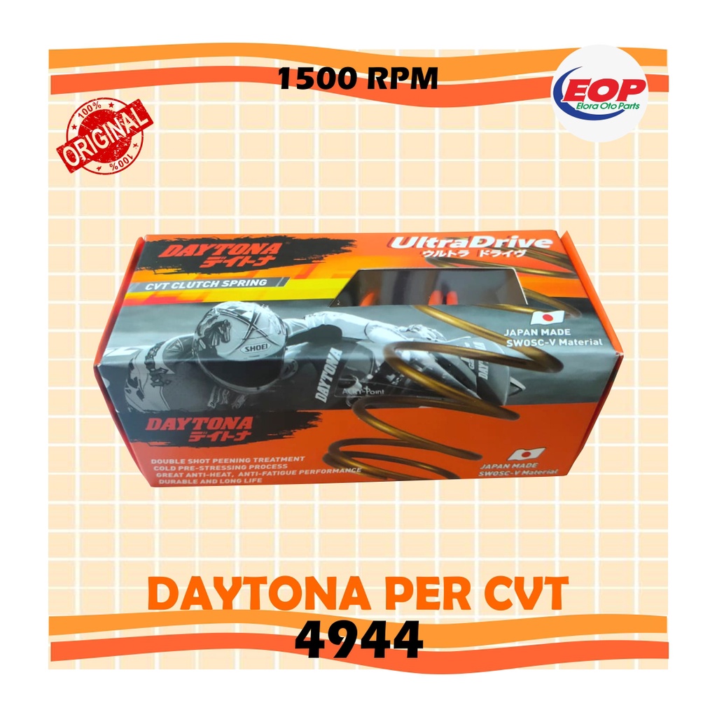 Per CVT ORANGE DAYTONA 1500 RPM/Gear MIO M3, MIO S/MIO Z 4944 100% Orisinil