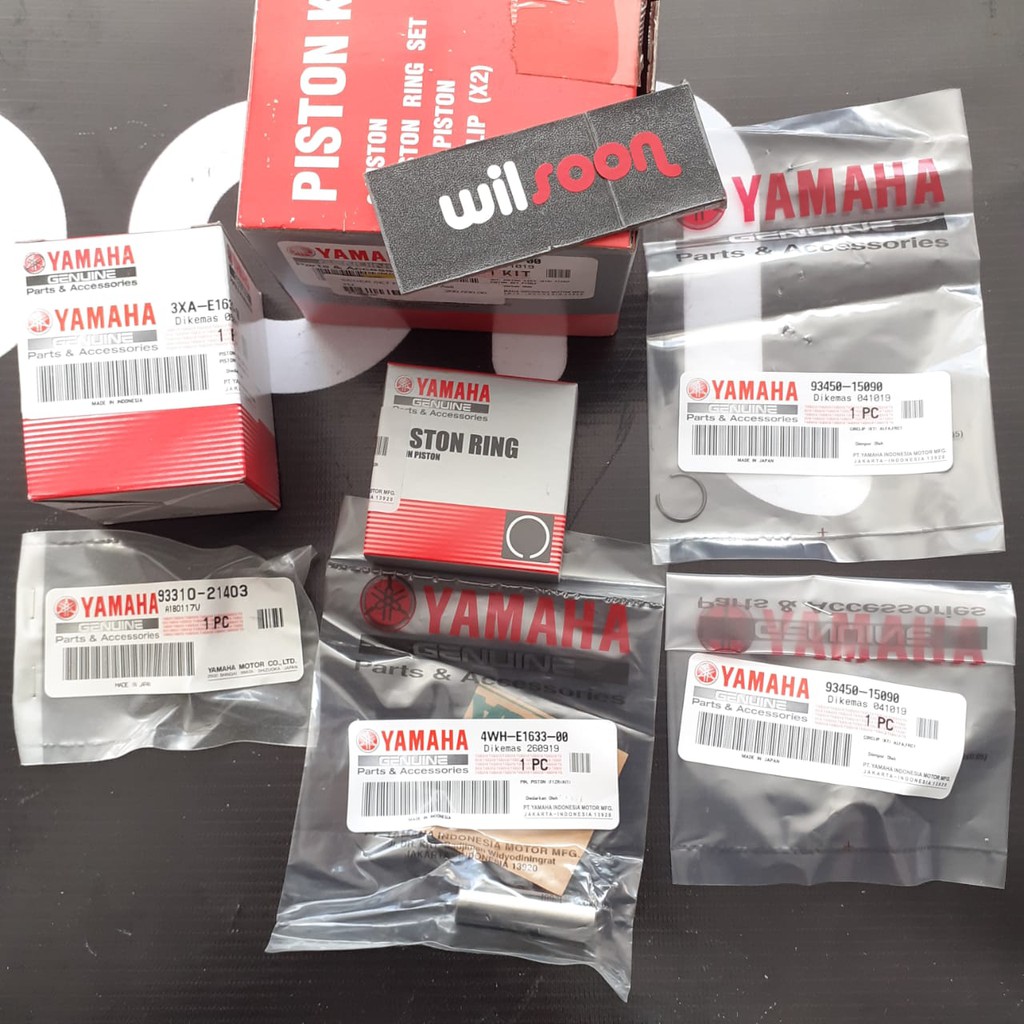 Paket Piston / Seher Kit Yamaha Fizr Standar Asli Yamaha Genuine Part 3XA
