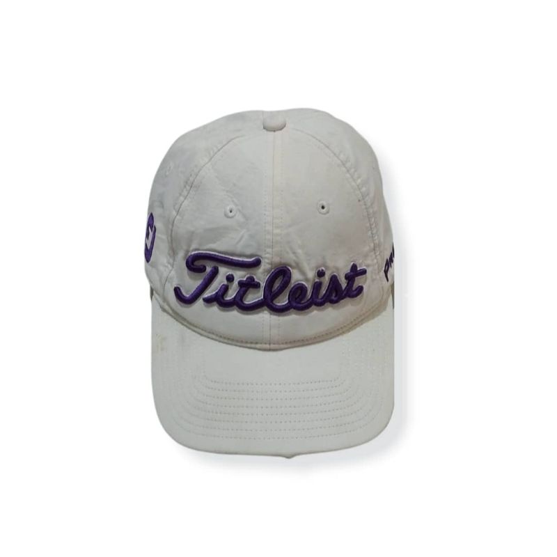 Topi Titleist White/Putih Golf Original (Thriftshop/Preloved/Vintage)