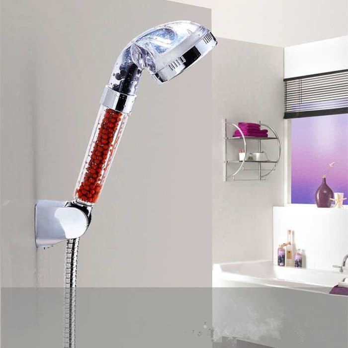 Kepala Shower Filter Aerator 4in1 Mineral Ion Pressure Shower Head SPA