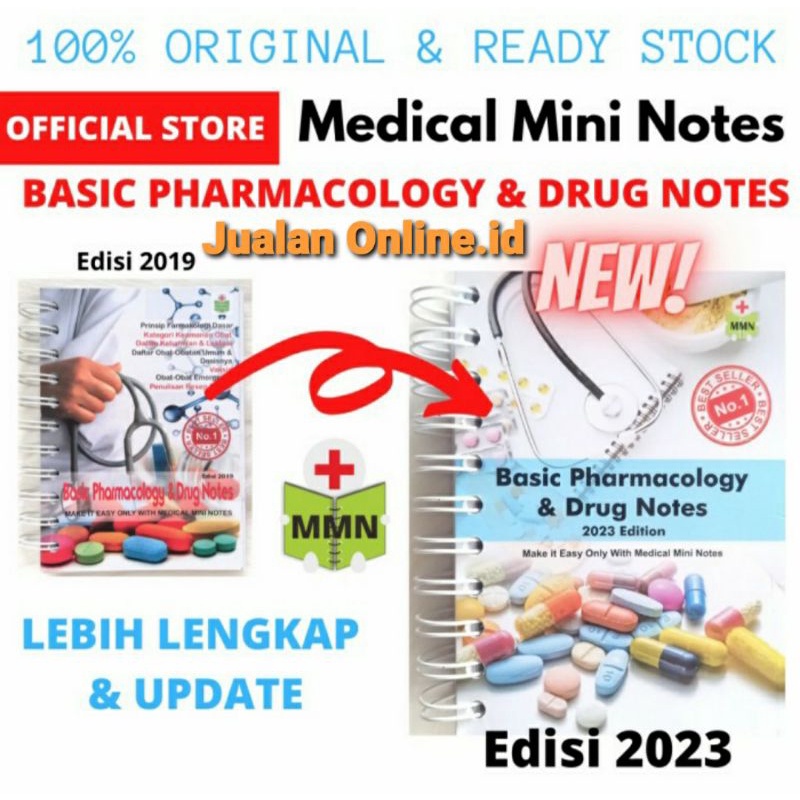 Jual Basic Pharmacology & Drug Notes EDISI 2023 | Buku Saku Farmasi ...