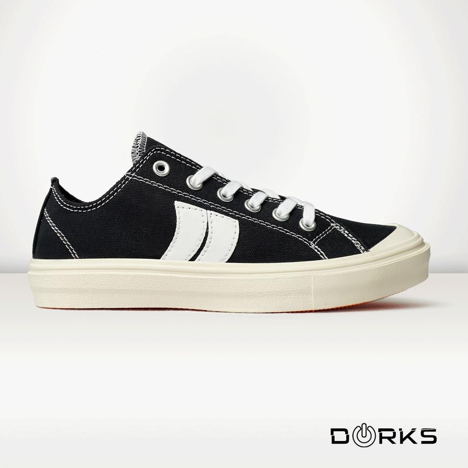 Model Baru.. DORKS - Classic Low Black | Sepatu Original | Sepatu Pria | Sepatu Sekolah | Sepatu Mur