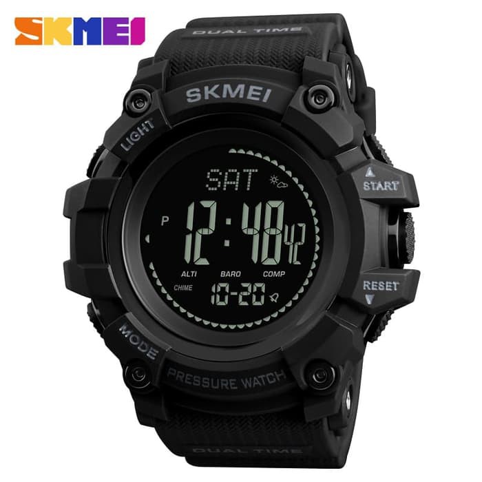 murah  SKMEI Altimeter Original - Jam Tangan Pria Sport Outdoor Anti Air 1358