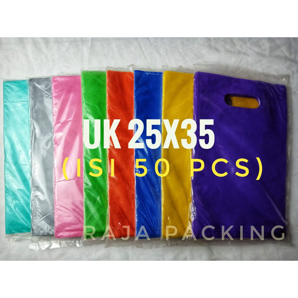 &lt;Isi 50 pcs&gt; Plastik Packing UK 25X35 hd plong plastik olshop/plastik/plastik termurah/plastik warna