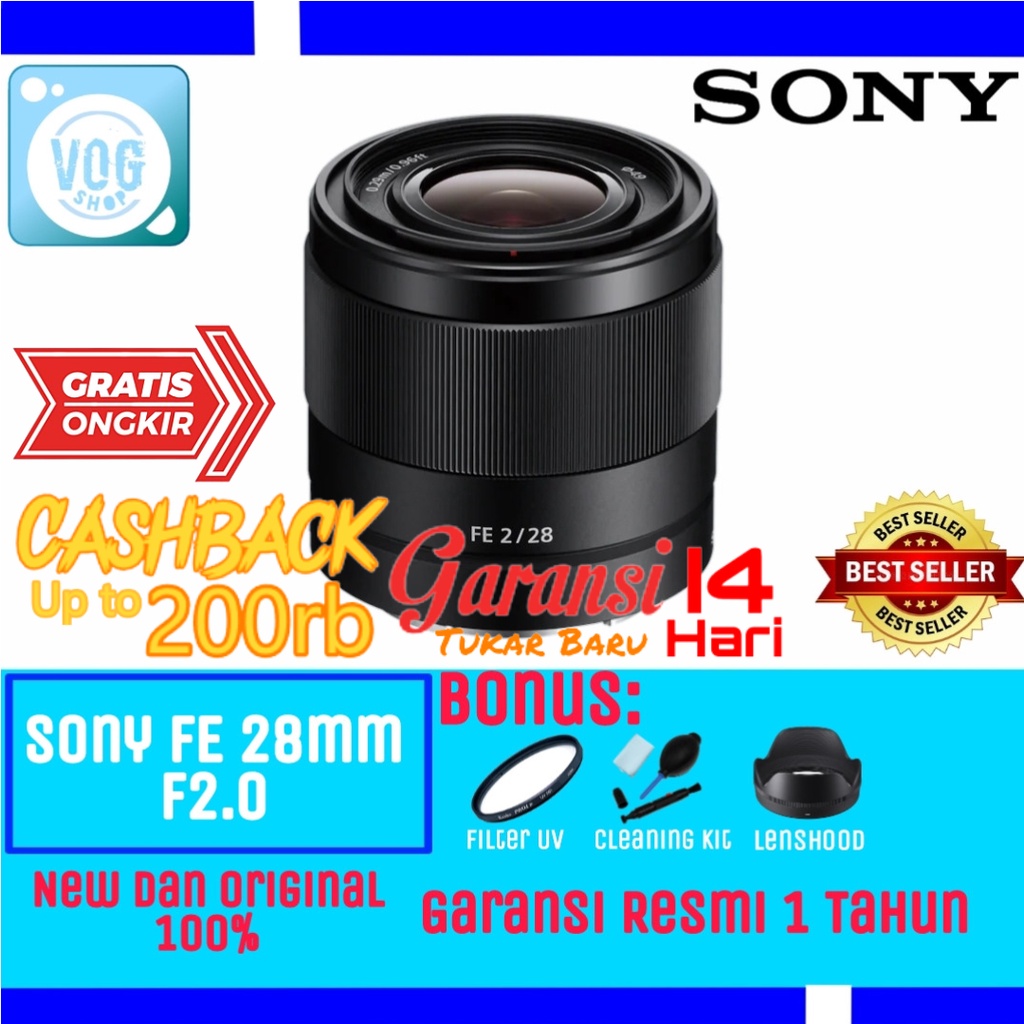 Lensa Sony FE 28MM F2.0 - Lensa Sony 28mm