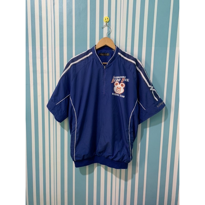 Mizuno Jersey Sepeda Jersey Baseball jersey olahraga Second Thrift Preloved Bekas Biru