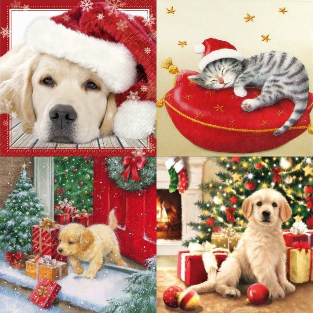 TISU NAPKIN DECOUPAGE EROPAH – Animal Motif AB