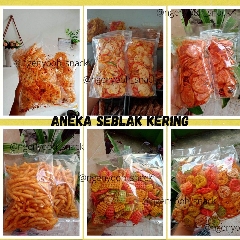 Jual Aneka Seblak Kering Kerupuk Pedas Daun Jeruk Shopee Indonesia