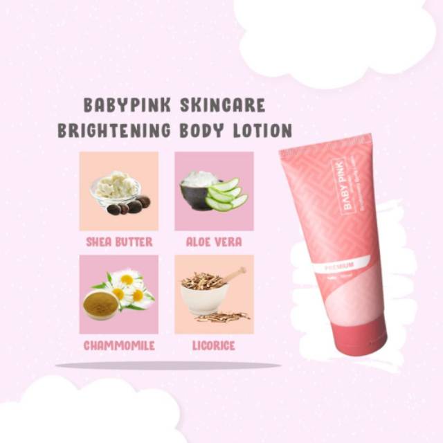 Body lotion Baby pink
