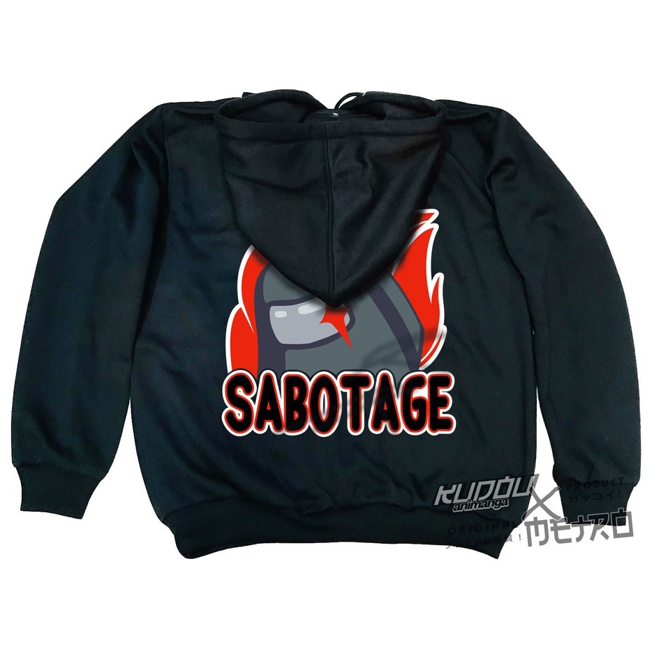 Hoodie Gamer Among Us Sabotage Impostor