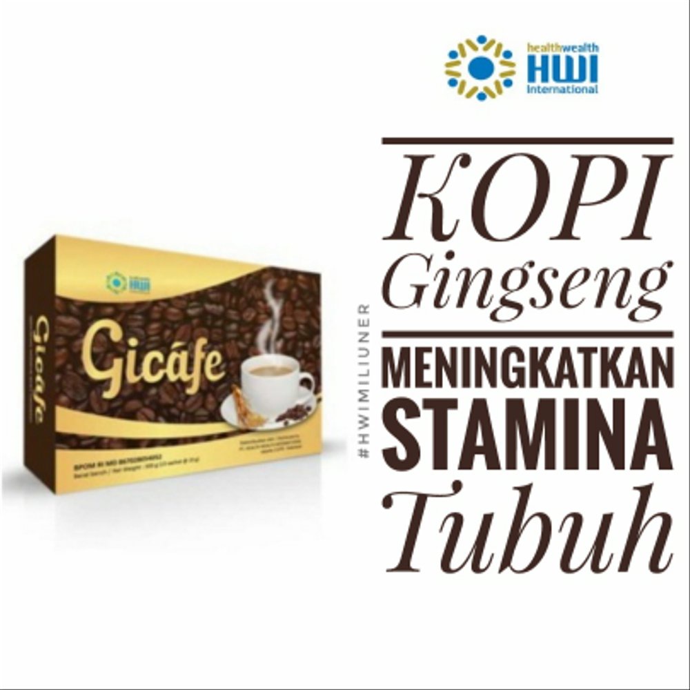 

Kopi GICAFE HWI - Kopi Stamina - Kopi Menyehatkan - Kopi Asli Original