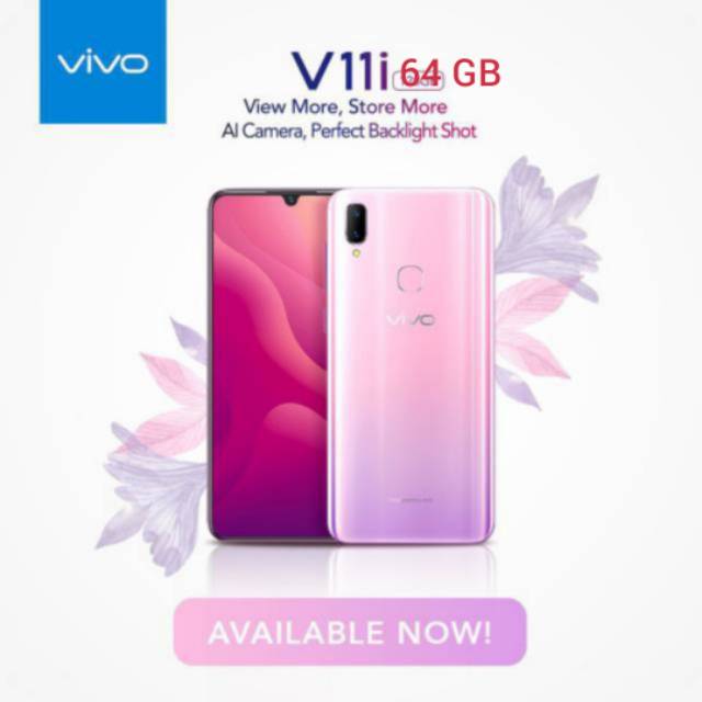Hp Vivo V11i Ram 4gb Rom 64gb Garansi Resmi Vivo Indonesia Shopee Indonesia