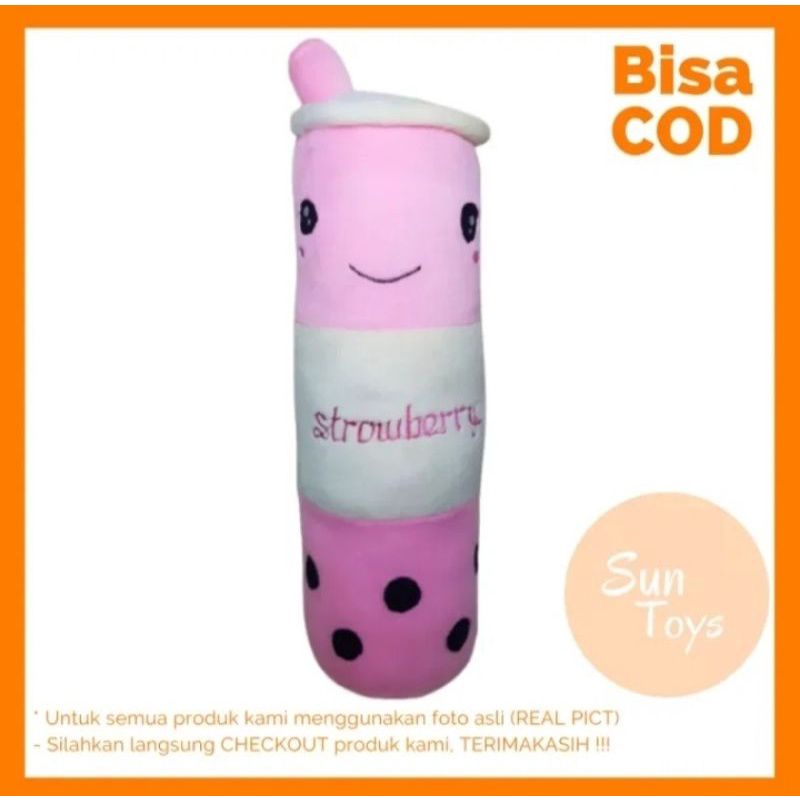 boneka guling boba panjang 60cm