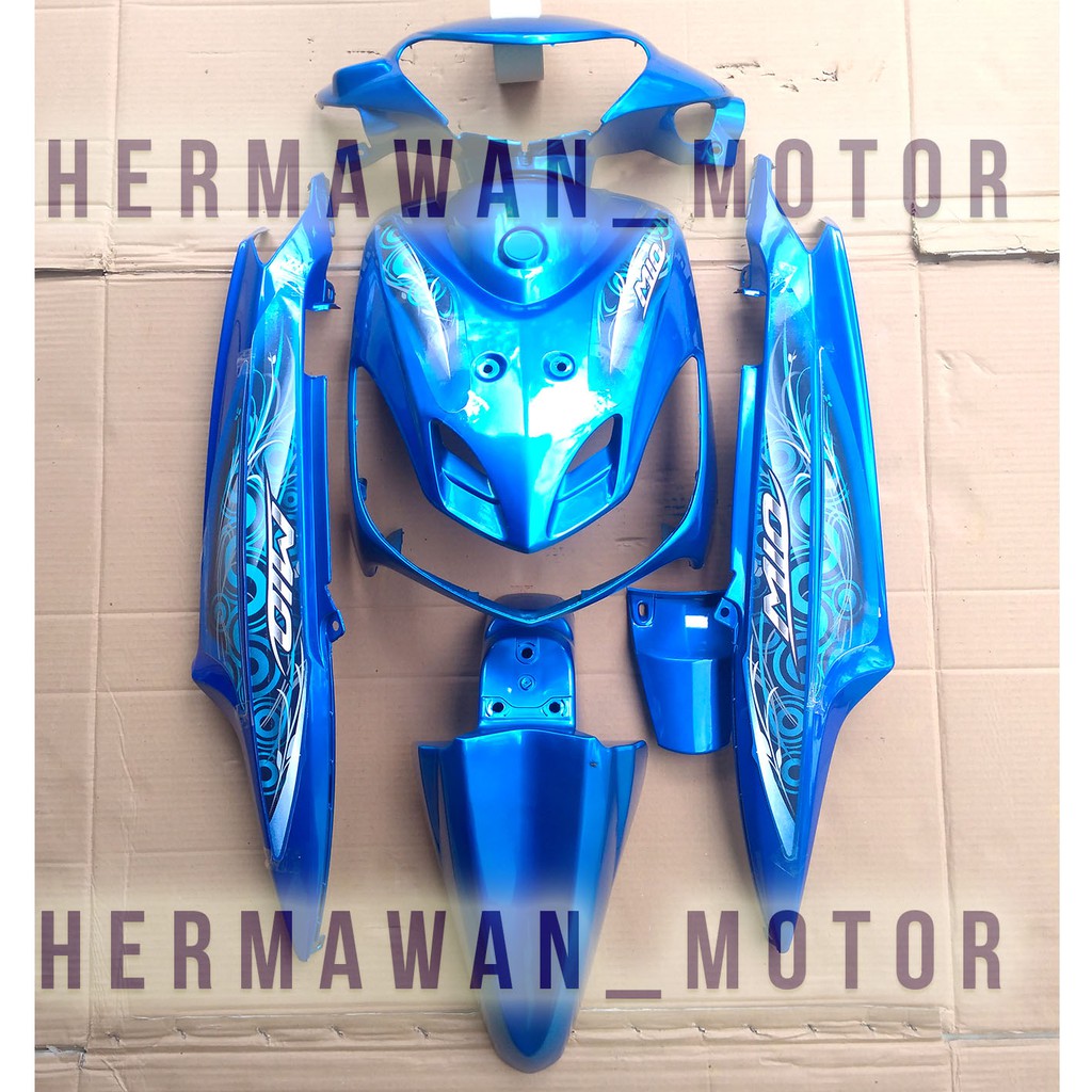 Body Yamaha Mio Smile Warna Biru Relaxa Shopee Indonesia