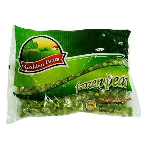 

Golden farm frozen green peas 500 g