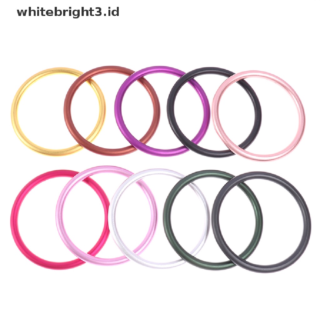 (whitebright3.id) 2pcs Sling Ring Bahan Aluminum Untuk Gendongan Bayi