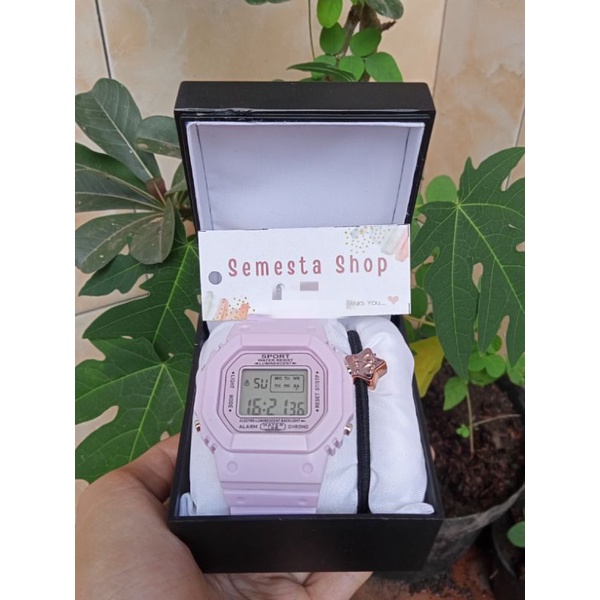 JAM TANGAN WANITA DIGITAL || KADO ULANG TAHUN || KADO WISUDA MURAH || FREE BOX BATRE GIFT