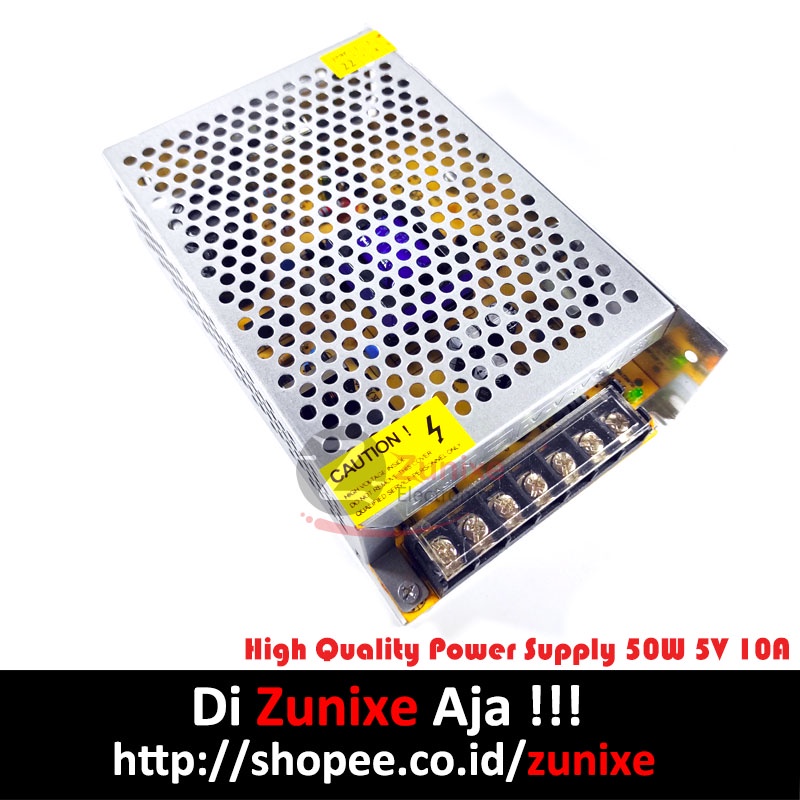 Power Supply 50W 5V 10A Running Text Adaptor High Quality