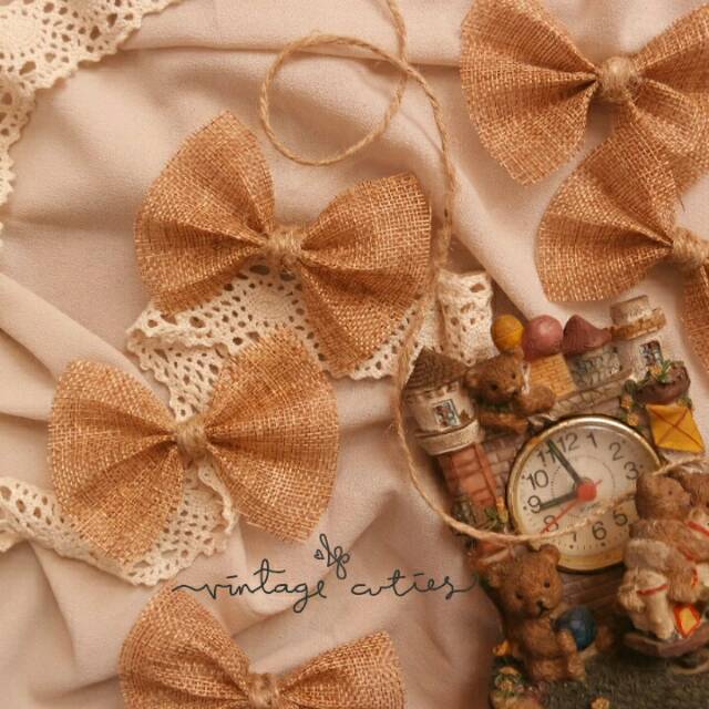 

Pita Dekorasi Vintage Goni Burlap Hiasan Kado Mahar Seserahan Hantaran