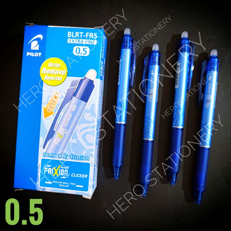 

Pen ballpen pilot frixion bisa dihapus 0.5 mm BLRT-FR5 tinta biru